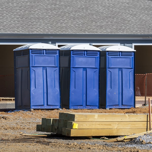 how can i report damages or issues with the porta potties during my rental period in Dacoma Oklahoma